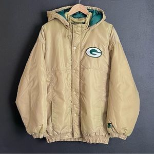 Greenbay Packers Pro Player Starter Jacket with Hood